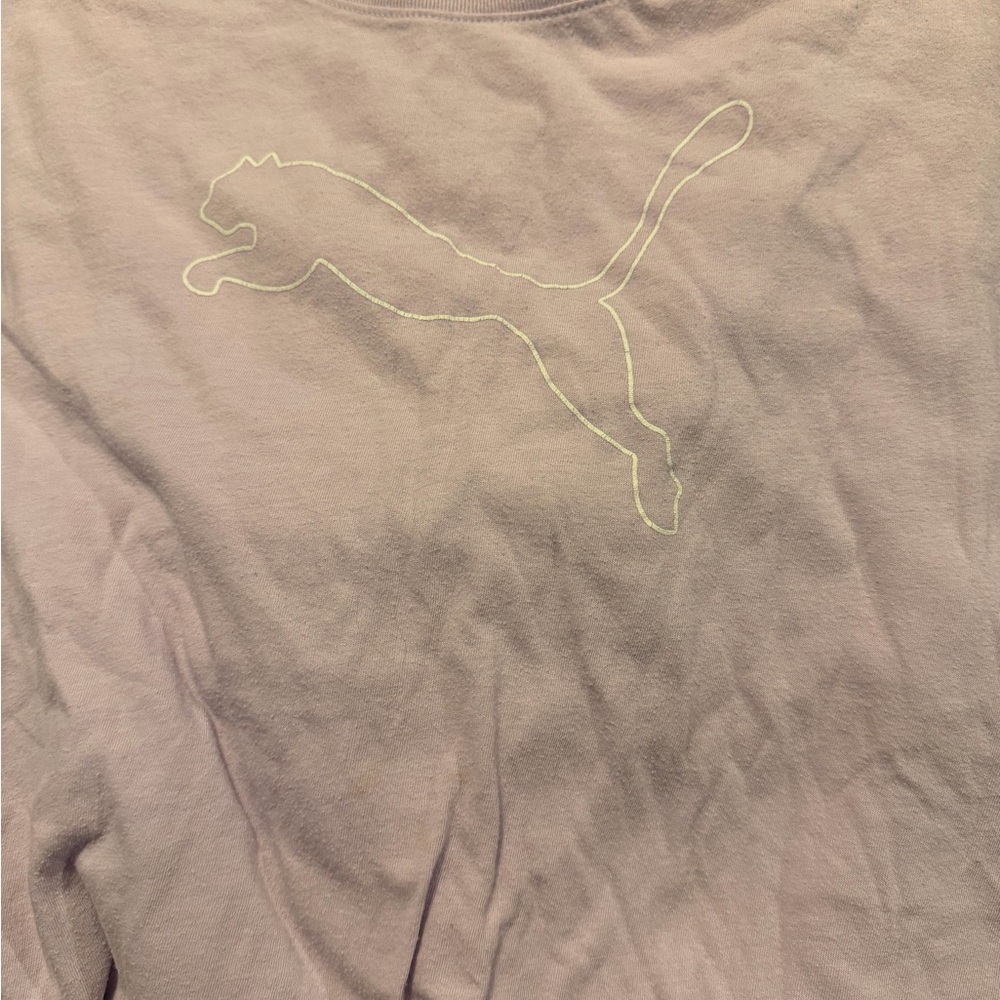 Puma Lavender Tee with Logo